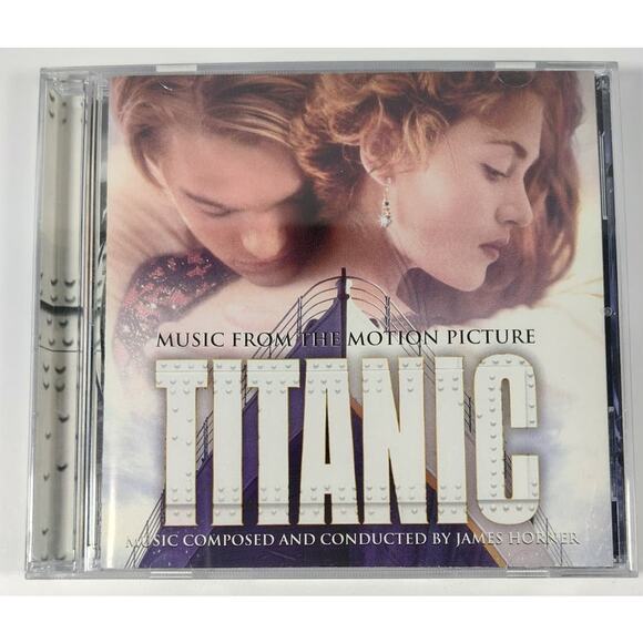 Titanic Soundtrack CD Music from Movie & Love Theme - My Heart Will Go On - Dion - Picture 1 of 4